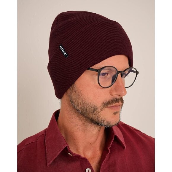 Furtalk Unisex Knit Beanie Acrylic Soft  Warm Winter Hats Pull-On Closure - Picture 5 of 6